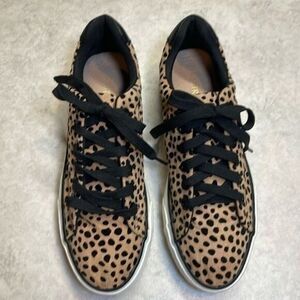 Restricted Cheetah Print Platform Sneakers Womens Sz 7